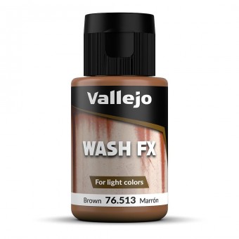 Vallejo 76513 Braun, 35 ml - Model Wash 