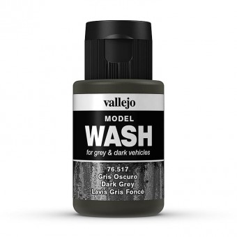 Vallejo 76517 Dunkelgrau, 35 ml - Model Wash 