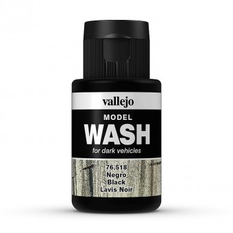 Vallejo 76518 Schwarz, 35 ml - Model Wash 