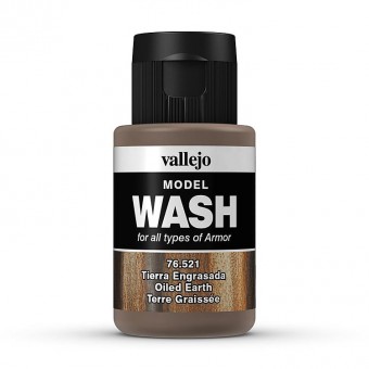 Vallejo 76521 Ölige Erde, 35 ml - Model Wash 
