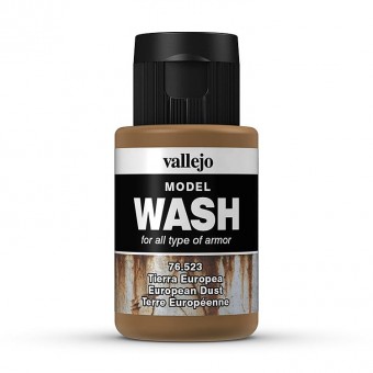 Vallejo 76523 Europäischer Staub, 35 ml - Model Wash 