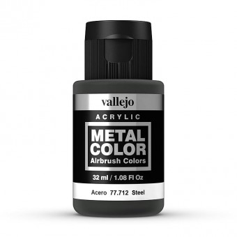 Vallejo 77712 Stahl, 32 ml - Metal Color 