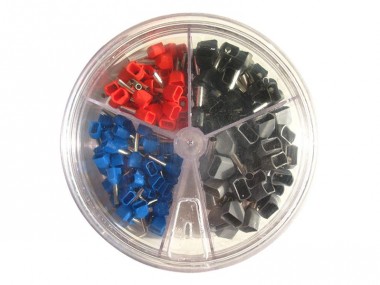 Schönwitz 11538 Aderendhülsen Twin isoliert - 200 Stück 