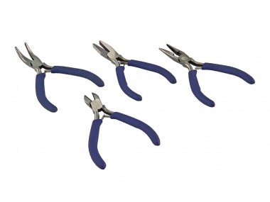 Schönwitz 30388 4-teiliges Zangen-Set 125mm-Serie Flach 