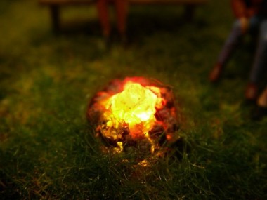 Schönwitz 50003 Beleuchtetes Lagerfeuer Spur N 