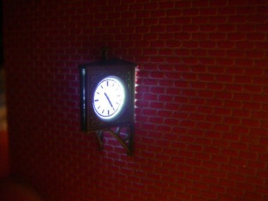 Schönwitz 50010 Historische Bahnhofsuhr mit Beleuchtung 