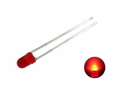 Schönwitz 50599 LED 3mm rot diffus Low-Current 