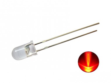 Schönwitz 50669 LED 5mm rot Gehäuse klar 4.000mcd extre 