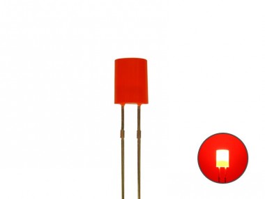 Schönwitz 50852 LED Zylinder 5mm diffus rot 