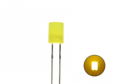 Schönwitz 50853 LED Zylinder 5mm diffus gelb 