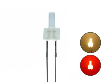 Schönwitz 50876 DUO LED 2mm lang Bipolar 2pin diffus wa 