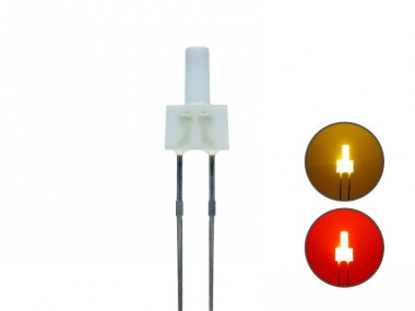 Schönwitz 50878 DUO LED 2mm lang Bipolar 2pin diffus ge 