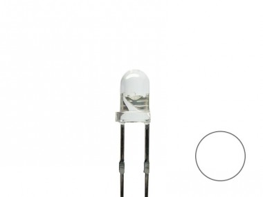 Schönwitz 50898 Standard LED 3mm klar kaltweiß / weiß 