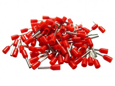 Schönwitz 50969 500 Aderendhülsen isoliert 1,0mm² N rot 