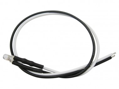 Schönwitz 51211 10 Stück LED 3mm klar mit Anschlusskabe 