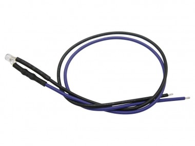 Schönwitz 51213 10 Stück LED 3mm klar mit Anschlusskabe 