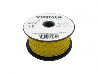 Schönwitz 51280 100 Meter Miniaturkabel Litze flexibel  
