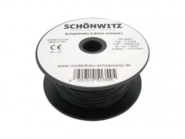 Schönwitz 51354 100 Meter Draht Kupferschaltdraht Schal 