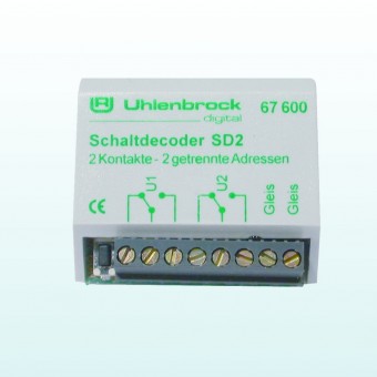 Uhlenbrock 67600 Schaltdecoder SD2 