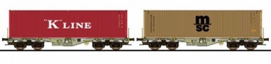 ESU 36606 AAE Containertragwagen-Set 2-tlg Ep.6 