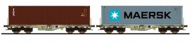 ESU 36607 AAE Containertragwagen-Set 2-tlg Ep.6 