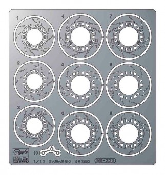 Hasegawa 621736 Photoätzteile für Kawasaki KR250 