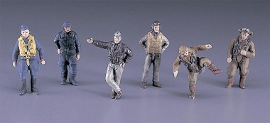 Hasegawa 635008 WW II Pilot Figure Set 