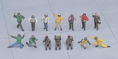 Hasegawa 636006 Moderne US-Navy Deckcrew 