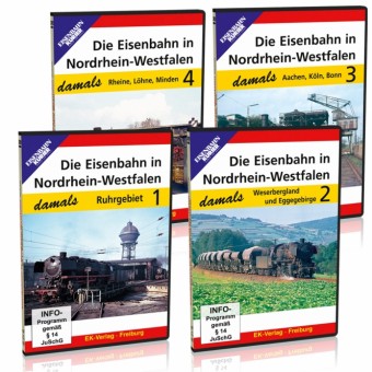 EK-Verlag 80065 DVD - Paket: Die Eisenbahn NRW - damals 