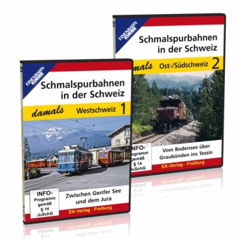 EK-Verlag 8402 Schmalspurbahnen in der Schweiz 1 + 2 