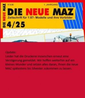 Modell-Auto Zeitschrift 0425 MAZ - ModellAutoZeitung 04/2025 