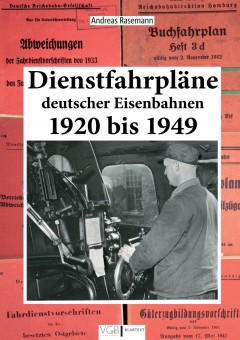 VGB 68066 Dienstfahrpläne deutscher Eisenbahnen 