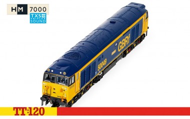Hornby TT3015TXSM GBRf Class 50 Co-Co 50049 Defiance Soun 
