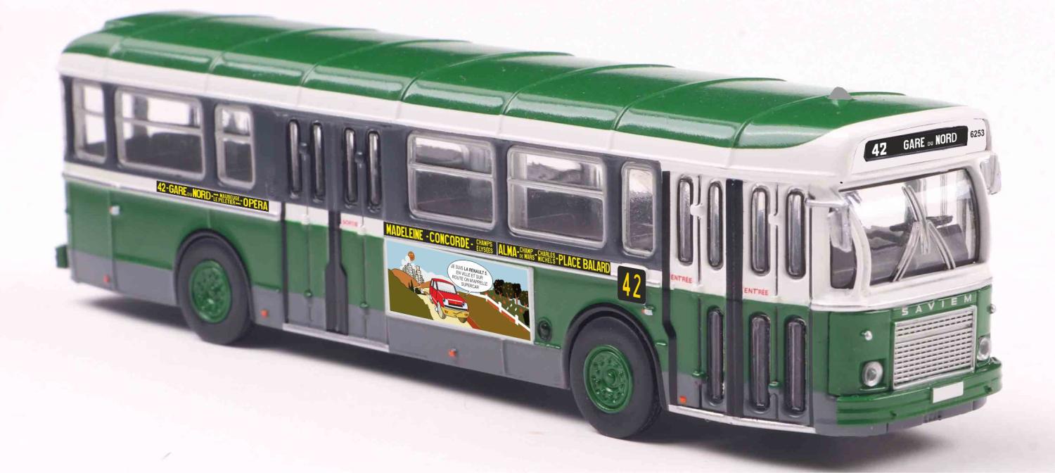 NOREV - AUTOBUS Parisien SAVIEM SC10 U - Ech 1/43 - Neuf sans boîte EUR 20,00 - FR