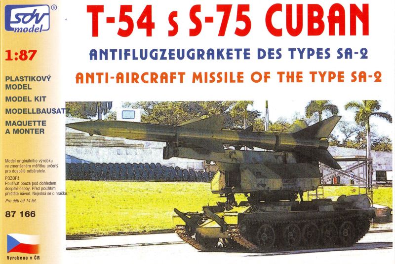 SDV model 87166 FlaRak System S-75 Cuban auf T-54