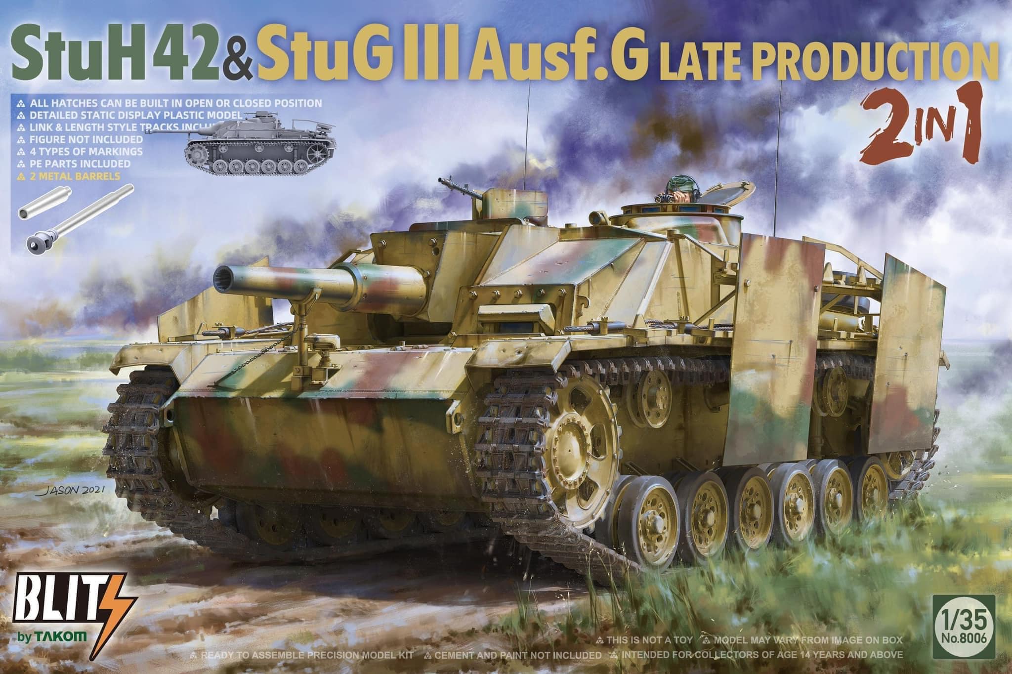 Kit Modèle Dragon 1/72 StuH. 42 Ausf.G 10.5cm - Maquette Plastique à Monter, Référence 7284