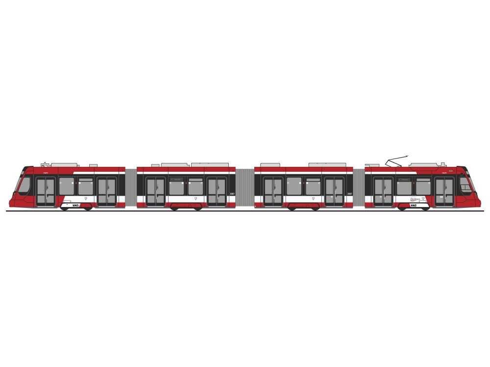 Rietze STRA01107 Siemens Avenio VAG Nürnberg Wg.Nr.2007
