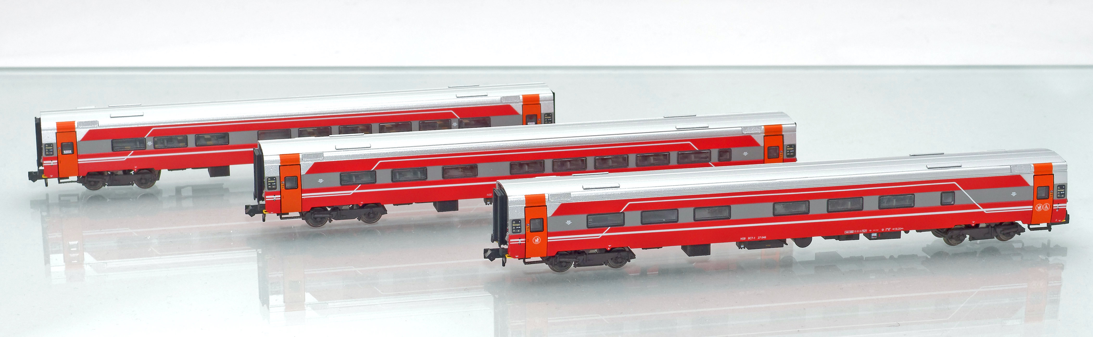 ASM 188691 NSB Personenwagen-Set 3-tlg. Ep.6