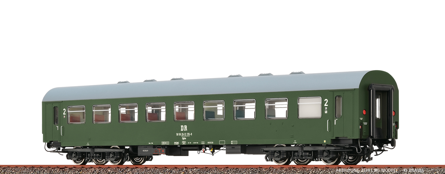 Brawa 65067 DR Personenwagen 2.Kl. Ep.4