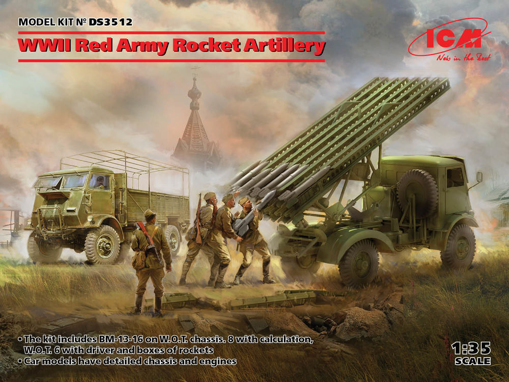 ICM DS3512 WWII Red Army Rocket Artillery | Menzels Lokschuppen 